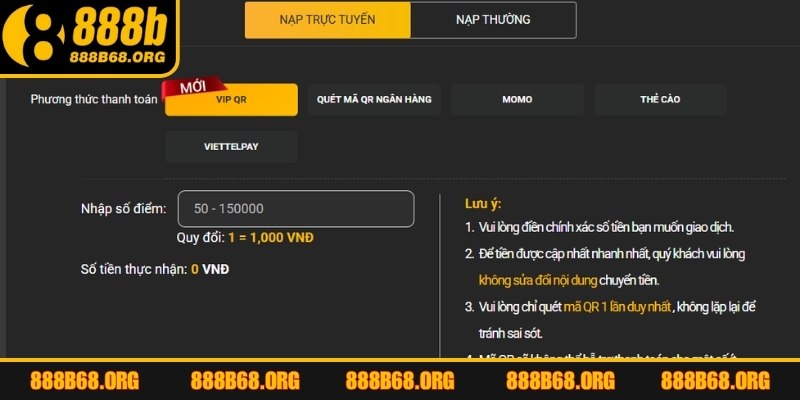 Đa phương thức giao dịch tại nền tảng