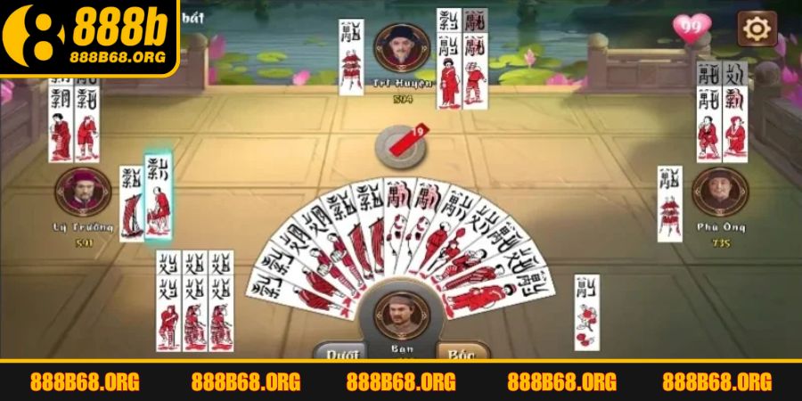 Bài chắn online sử dụng chữ Hán để phân biệt từng quân